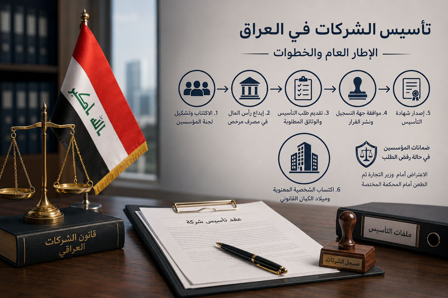 تأسيس الشركات في العراق الإطار العام والخطوات